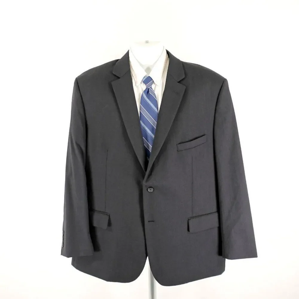 Pronto Uomo Platinum Wool Gray 2 Button‎ Blazer 48R Or Slim Fit 50R